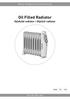 Oil Filled Radiator Oljefylld radiator / Oljefylt radiator