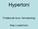 Hypertoni. Fristående kurs i farmakologi. Klas Linderholm