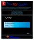 Din manual SONY VAIO VGN-FS315SR