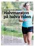 Halvmaraton på halva tiden