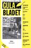 GULA BLADET. Meddelanden från TFiF och DIFF. HELSINGFORS Program och fester sid. 4, 5, 8, 12-15, 18, 21. Exkursioner sid. 14. Resor sid.
