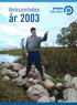 Verksamheten. år 2003