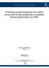 EXAMENSARBETE. Framtida supportverksamhet mot främst kommunerna med anledning av projekten Svensk geoprocess och HMK. Sofia Lindersson 2014