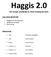 Haggis 2.0. Ett recept utarbetat av Hans Sundquist 2012 VAD MAN BEHÖVER: FÖRTEXTER