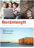 Boräntenytt SBAB:s analys och prognoser 8 september Sidan 2 Riksbanken eller marknaden? Sidan 4 Valet, räntorna och kronan
