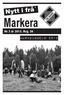 Nytt i frå. Markera. Nr 3 år Årg. 36. Markdubbeln 2013