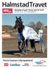 HalmstadTravet. Persos Seaman i Olympiatravet. Måndag 22 april Första start kl Pris 20 kr (inkl. moms) Nr 12, 2013, Bankod 18.