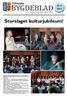 Storslaget kulturjubileum!