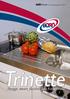 Trinette. Produktkatalog Trinette. Snyggt, smart, flexibelt och funktionellt