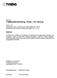 Uppdrag. Trafikbullerutredning. Rapport Trafikbullerutredning, Örsjö 1:63 Skurup