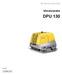 Bruksanvisning. Vibratorplatta DPU se / 005