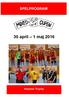 SPELPROGRAM. 30 april 1 maj Hummel Trophy