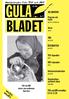 GULA BLADET HELSINGFORS. Program och fester sid. 4-5, 7, 9, 10-13, 15. Resor sid. 10. ÅBO sid. 14, 16. ÖSTERBOTTEN sid TFiF-stipendier sid.