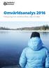 Skellefteå kommun Omvärldsanalys 2016