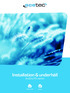 Installation & underhåll EvoDry PD-serien INSTALLATION SERVICE