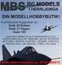 Kavans egna produkter. MBS RC Models, Björkvägen 1, Herrljunga Artikelnummer Beskrivning Innehåll/st Enhet Pris