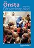 ÖNSTA FÖRSAMLINGBLAD Våren 2012
