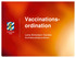 Vaccinations- ordination. Lena Simonson Garsbo Skolhälsovårdsöverläkare