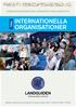 INTERNATIONELLA ORGANISATIONER