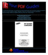 Din manual SAMSUNG PS-42C7H
