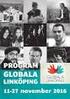 Skolprogram. Globala veckor i Linköping november 2016