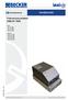 SNABBGUIDE. Frekvensomvandlare GBB SK 750E.  Instruktionsbok /12