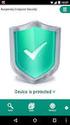 Produkthandbok. McAfee Endpoint Security 10.5