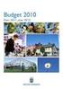 Budget 2010 enligt ny tjänstemannaorganisation