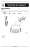 Saab 9-5 B205E M Monteringsanvisning MONTERINGSANVISNING INSTALLATION INSTRUCTIONS MONTAGEANLEITUNG INSTRUCTIONS DE MONTAGE.