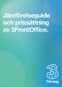 Jämförelseguide och prissättning av 3FrontOffice.