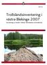 Trollsländsinventering i västra Blekinge 2007