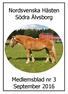 Nordsvenska Hästen Södra Älvsborg