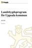 Landsbygdsprogram för Uppsala kommun