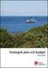 Strategisk plan och budget