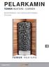 PELARKAMIN TOWER HEATERS - CORNER TOWER HEATERS. MONTERINGS- OCH BRUKSANVISNING Svenska. Version 07/13