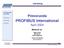 Pressrunda. April Inledning. Material av: PI Pressrunda April 2004 PROFIBUS PROFINET. Appendix. Edgar Küster Mike Bryant Geoff Hodgkinson