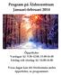 Program på Äldrecentrum Januari-februari 2014