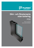 Dörr- och fönsterserie utan isolering P50. Non-insulated doors and windows