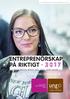 Ung Företagsamhet utbildar unga i entreprenörskap. På riktigt. MÄSS- OCH TÄVLINGSHANDBOK. 9 mars 2017 Elite Stadshotellet Växjö
