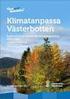 Regionalt klimatanpassningsarbete Nätverket för Klimat och säkerhet 23/4-2012