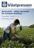 Försäljning av mineralgödsel för jord- och trädgårdsbruk under 2014/15. Gunnel Wahlstedt, SCB, tfn ,