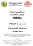 Bollklubben Sport Eskilstuna ICA KVANTUM SPORTCUPEN FUTSAL. TUNAHALLEN, Eskilstuna. 28 mars 2015