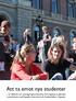 Att ta emot nya studenter