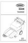 3640E *330578* Suomi/Swedish/SE Användarhandbok Rev. 01
