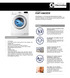 Fördelar. Produktegenskaper. Tvättmaskiner EWF1486ODW