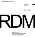 RDM56 / RDM57. Driftinstruktion Utgåva 5.1