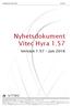 Nyhetsdokument Vitec Hyra 1.57