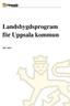 Landsbygdsprogram för Uppsala kommun