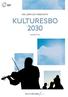 HÅLLBAR OCH INNOVATIV. KULTURESBO 2030 Fullmäktige