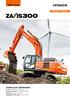 ZAXIS-6 serien HYDRAULISK GRÄVMASKIN